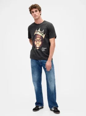 Camiseta con estampado «The Notorious B.I.G.» de corte holgado