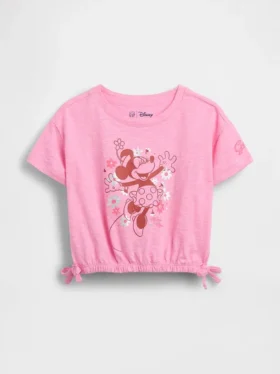 Camiseta con gráfico de lazo de algodón orgánico Gap × Disney para Bebé y Niño
