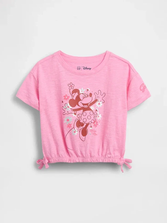 Camiseta con gráfico de lazo de algodón orgánico Gap × Disney para Bebé y Niño
