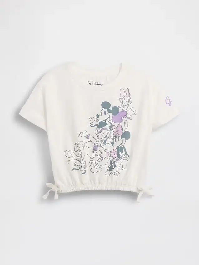 Camiseta con gráfico de lazo de algodón orgánico Gap × Disney para Bebé y Niño