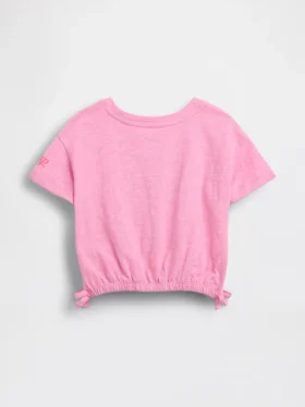 Camiseta con gráfico de lazo de algodón orgánico Gap × Disney para Bebé y Niño