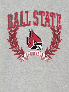 Camiseta con gráfico oscuro de los Laurels de la Universidad de Ball State