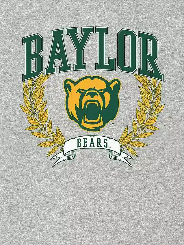 Camiseta con gráfico oscuro «Laurels» de la Universidad de Baylor