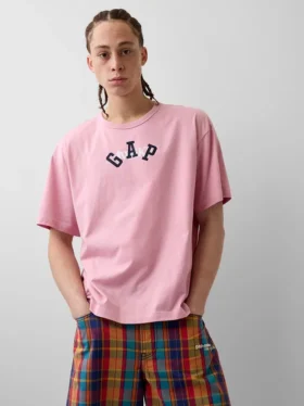 Camiseta con logotipo de corte holgado GAP × Awake Ny