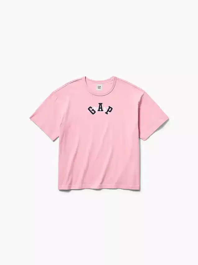 Camiseta con logotipo de corte holgado GAP × Awake Ny