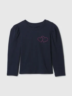 Camiseta con mangas abullonadas para bebés y niños «Mix & Match»