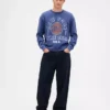 Camiseta corta con estampado de los New York Knicks de la NBA