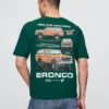 Camiseta corta de algodón grueso con estampado de Ford