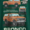 Camiseta corta de algodón grueso con estampado de Ford