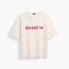 Camiseta corta de jersey grueso con logotipo de Ouigap