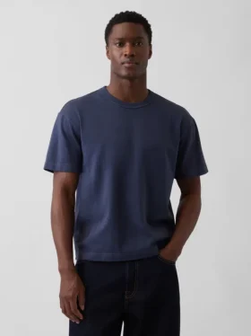 Camiseta corta de peso grueso para adultos