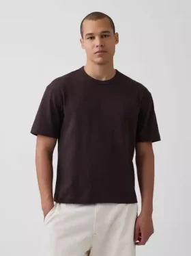 Camiseta corta de peso grueso para adultos