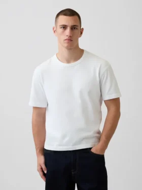 Camiseta corta de peso grueso para adultos