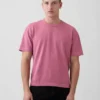 Camiseta corta de peso grueso para adultos