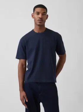 Camiseta corta de peso grueso para adultos