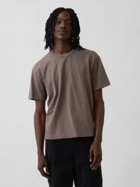Camiseta corta de peso grueso para adultos