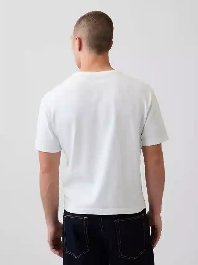 Camiseta corta de peso grueso para adultos