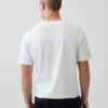 Camiseta corta de peso grueso para adultos