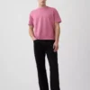 Camiseta corta de peso grueso para adultos