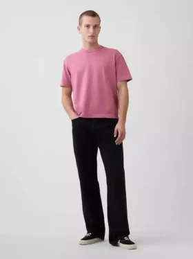 Camiseta corta de peso grueso para adultos