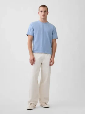 Camiseta corta de peso grueso para adultos