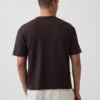 Camiseta corta de peso grueso para adultos
