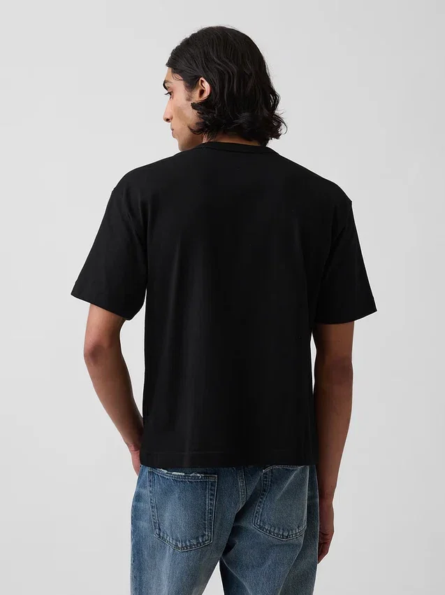 Camiseta corta de peso grueso para adultos