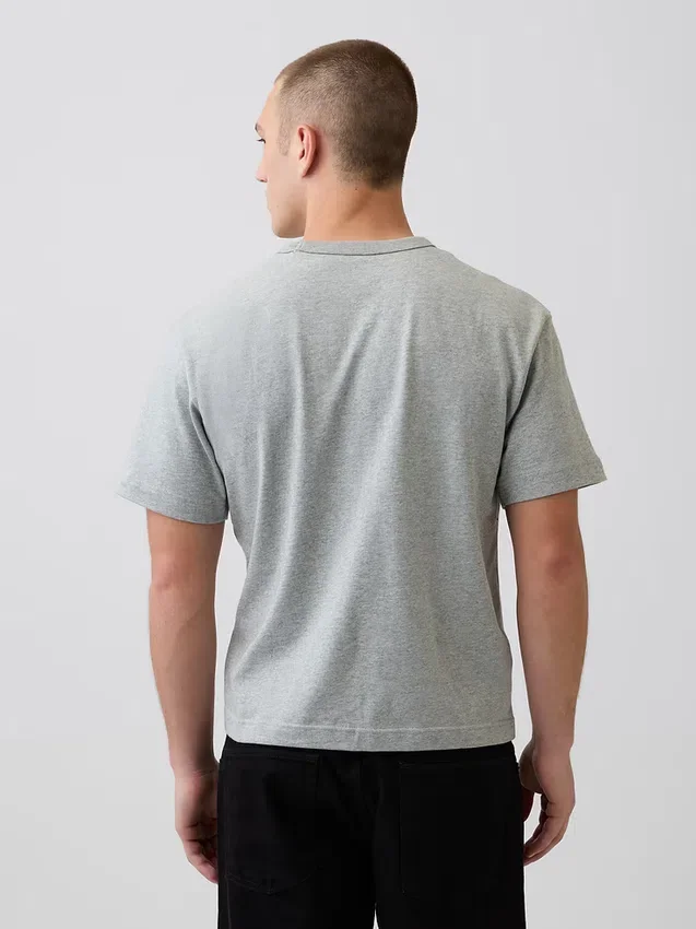 Camiseta corta de peso grueso para adultos