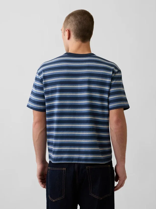 Camiseta corta de peso grueso para adultos
