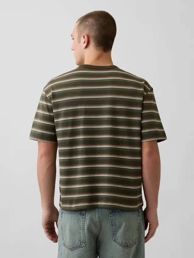 Camiseta corta de peso grueso para adultos