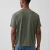 Camiseta corta de peso grueso para adultos