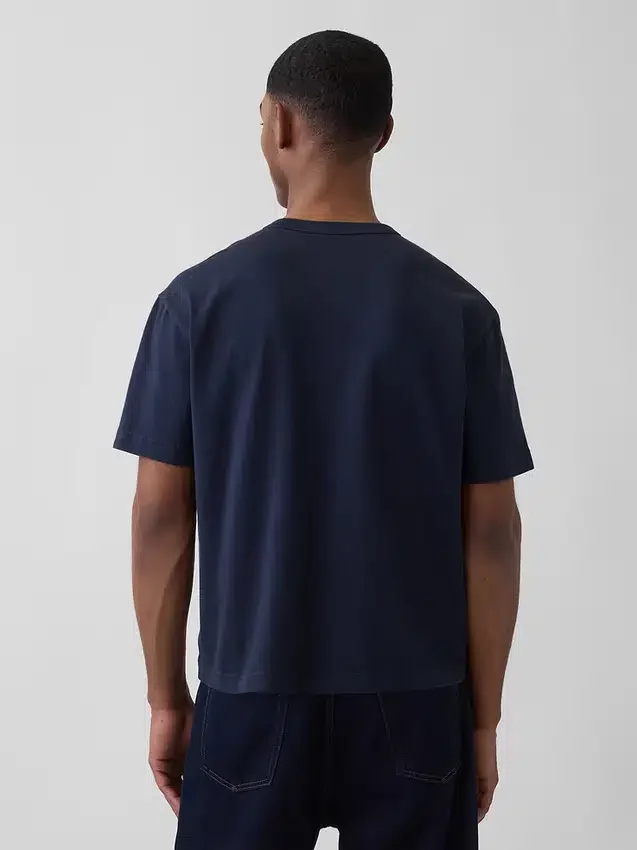 Camiseta corta de peso grueso para adultos
