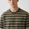 Camiseta corta de peso grueso para adultos