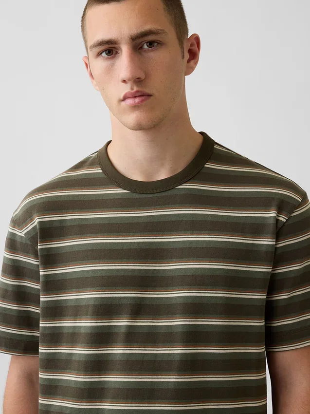 Camiseta corta de peso grueso para adultos