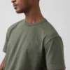 Camiseta corta de peso grueso para adultos
