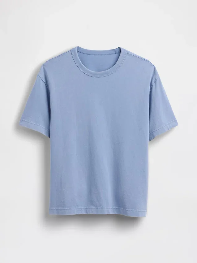 Camiseta corta de peso grueso para adultos