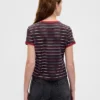 Camiseta corta «Stranger Things» de algodón orgánico Vintagesoft