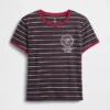 Camiseta corta «Stranger Things» de algodón orgánico Vintagesoft