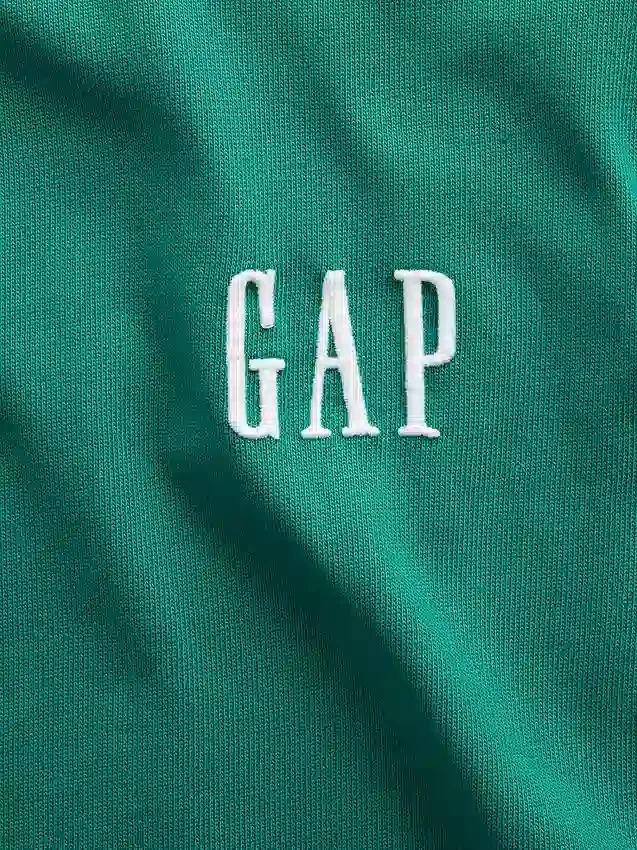 Camiseta de adulto de tejido grueso con corte holgado y logotipo