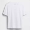 Camiseta de adulto de tejido grueso con corte holgado y logotipo