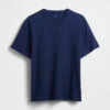 Camiseta de adulto de tejido grueso con corte holgado y logotipo
