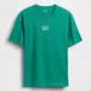 Camiseta de adulto de tejido grueso con corte holgado y logotipo