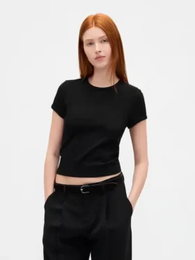 Camiseta de bebé con tejido de pan de miel