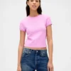 Camiseta de bebé con tejido de pan de miel