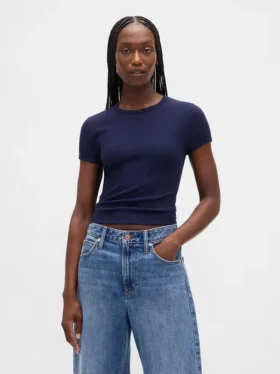 Camiseta de bebé con tejido de pan de miel