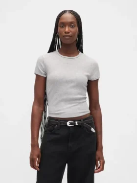 Camiseta de bebé con tejido de pan de miel