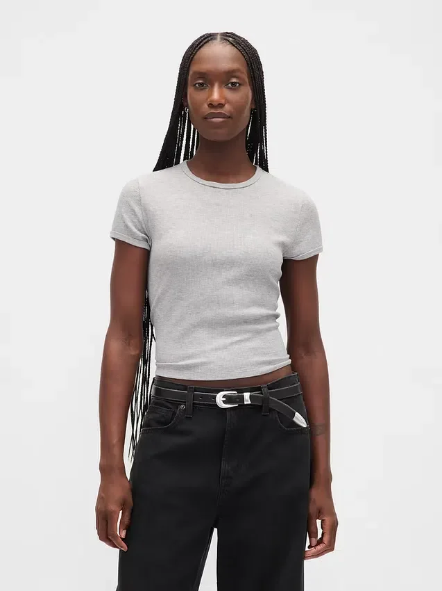 Camiseta de bebé con tejido de pan de miel