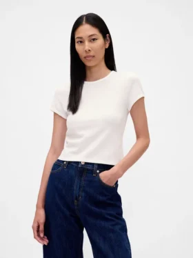 Camiseta de bebé con tejido de pan de miel