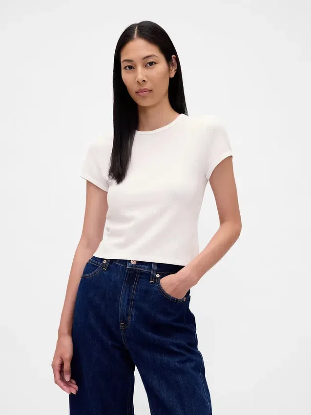 Camiseta de bebé con tejido de pan de miel