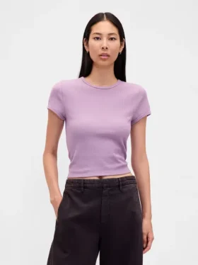 Camiseta de bebé con tejido de pan de miel